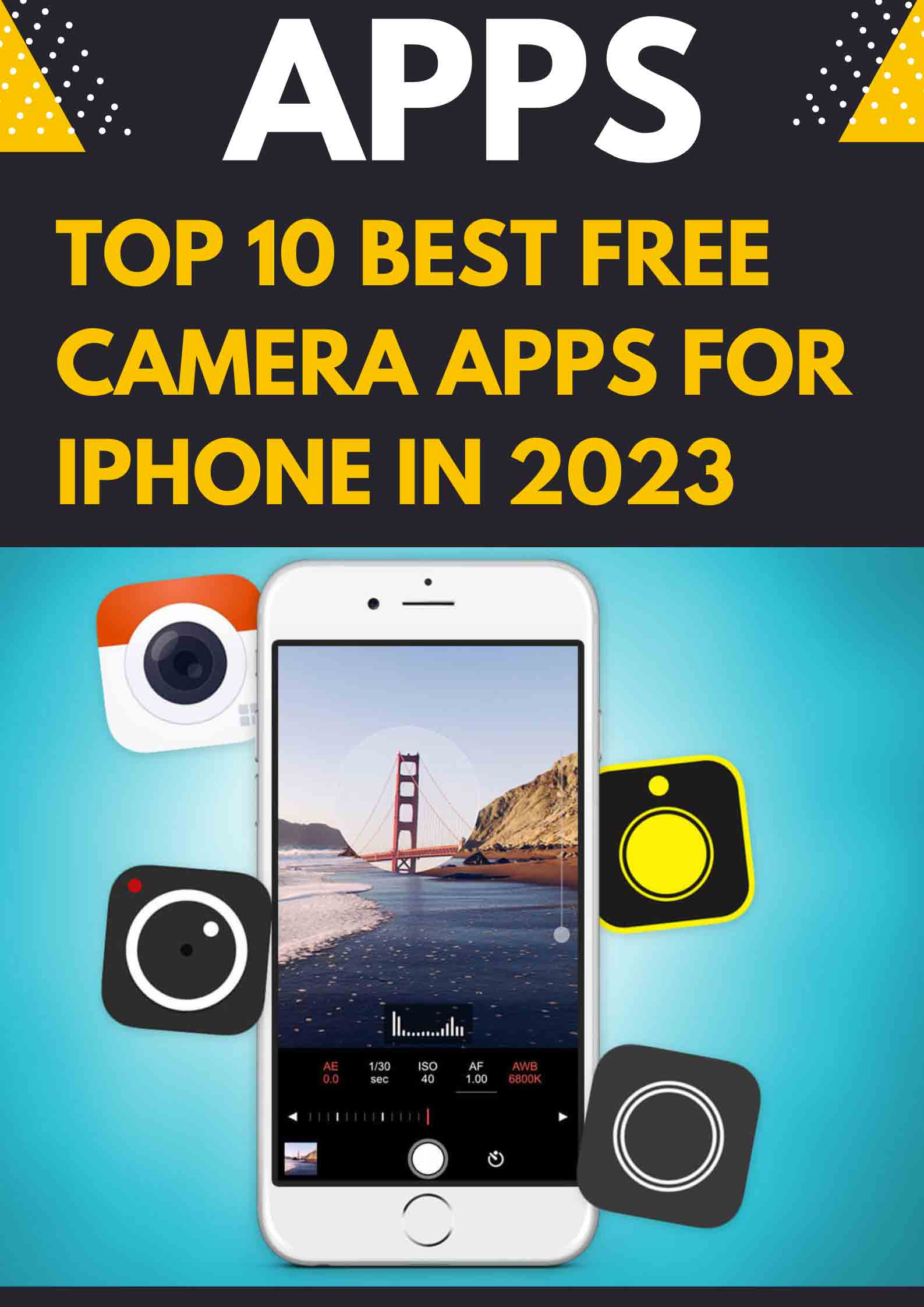 TOP 10 BEST FREE CAMERA APPS FOR IPHONE IN 2023